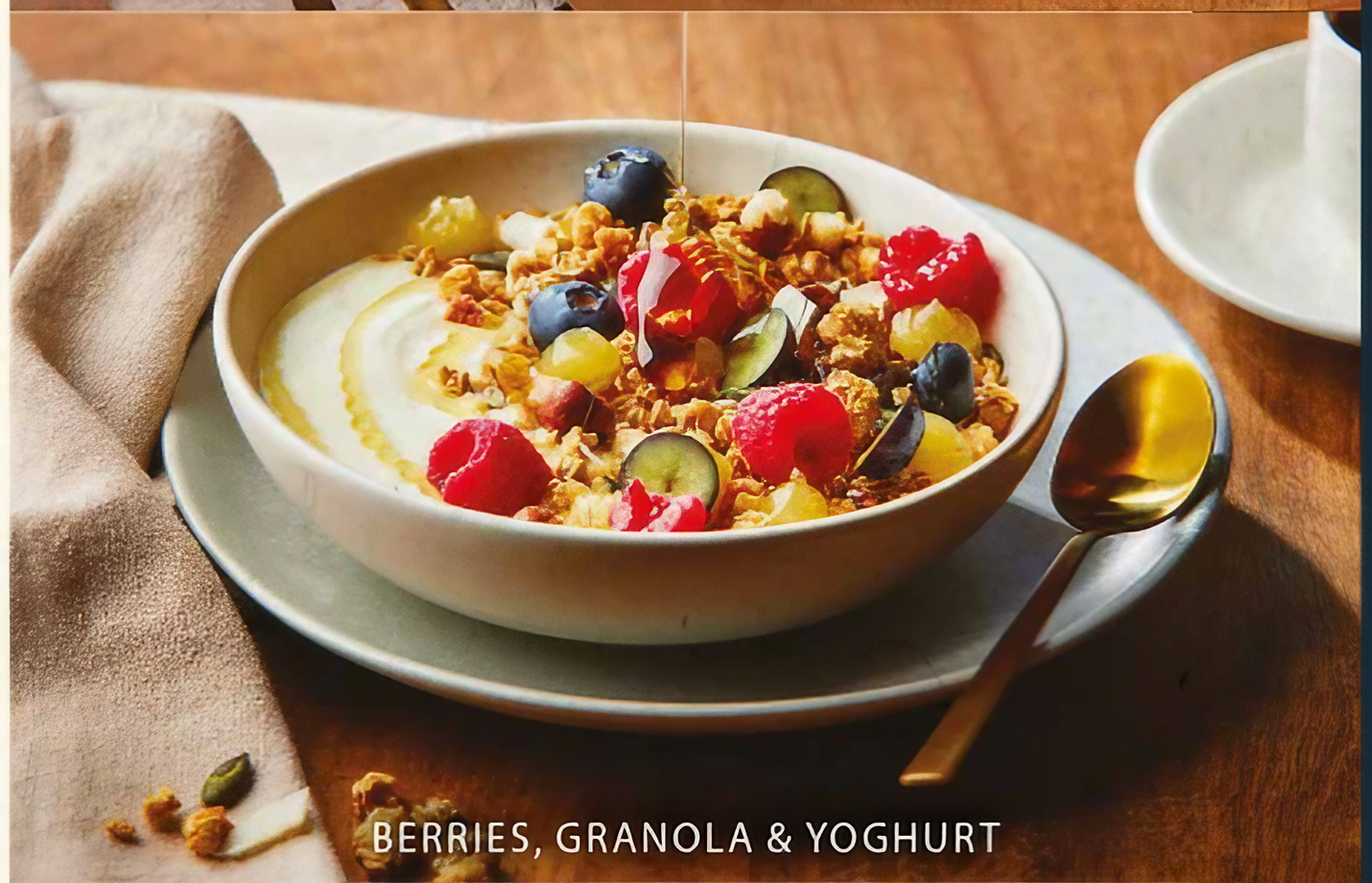 Berries, Granola and Yoghurt